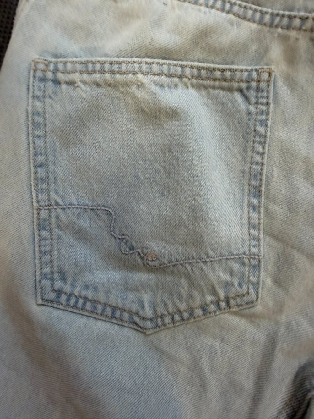 Free People Denim -Culotte Shorts – 28 (oversized)- Light Wash- MSRP $128 - Picture 7 of 14